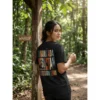 Kaos Hitam Lengan Pendek Motif The Great Adventure Distro Katun Combed 24s Premium